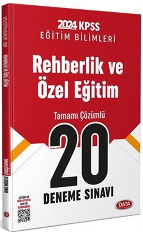 KPSS Eğitim Bilimleri Rehberlik ve Özel Eğitim 20 Deneme Sınavı