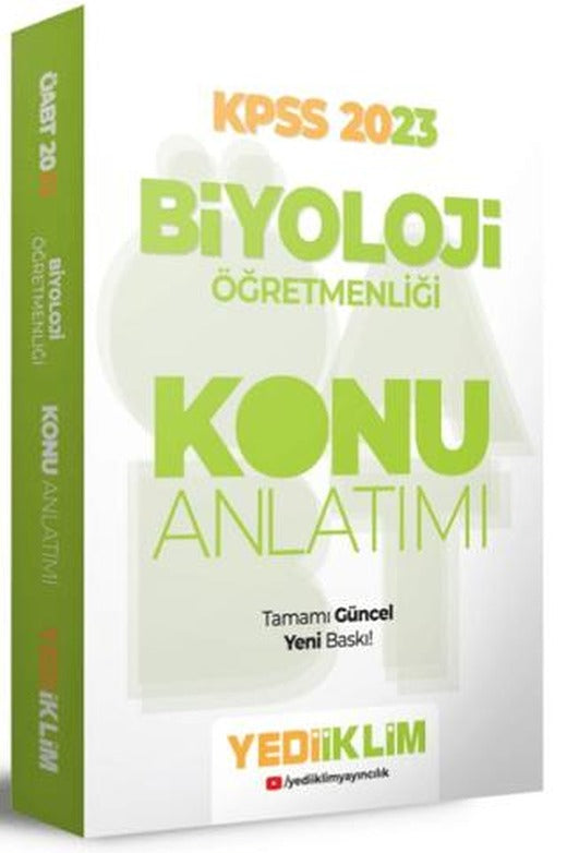 2023 ÖABT Biyoloji Öğretmenliği Konu Anlatımı | Yediiklim Yayınları (Ciltsiz)