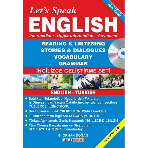 Let's Speak English-Özel Basım | Bora Yayıncılık (İnce Kapak)
