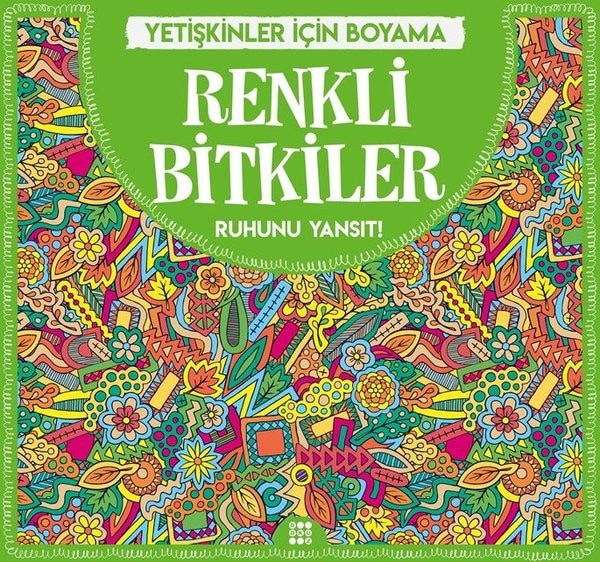 Renkli Bitkiler-Yetişkinler İçin Boyama | Dokuz Yayınları