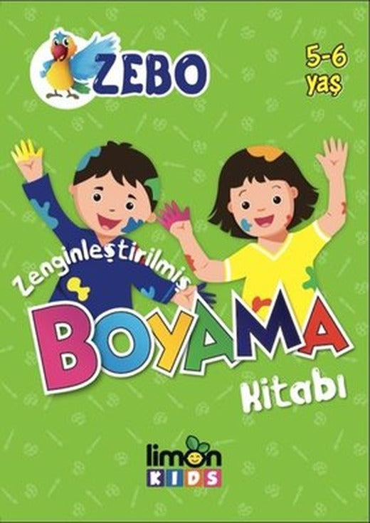 Zenginleştirilmiş Boyama Kitabı 5-6 Yaş | Limonkids