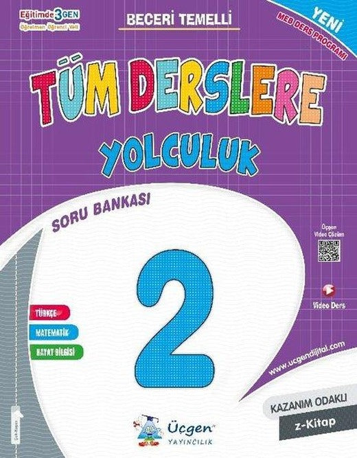 2. Sınıf Tüm Derslere Yolculuk | Üçgen Yayıncılık (İnce Kapak)