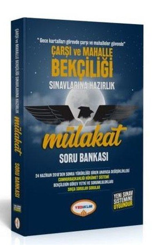 Yediiklim Yayınevi Çarşı Ve Mahalle Bekçiliği Sınavlarına Hazırlık Mülakat Soru Bankası | Yediiklim Yayınları (İnce Kapak)