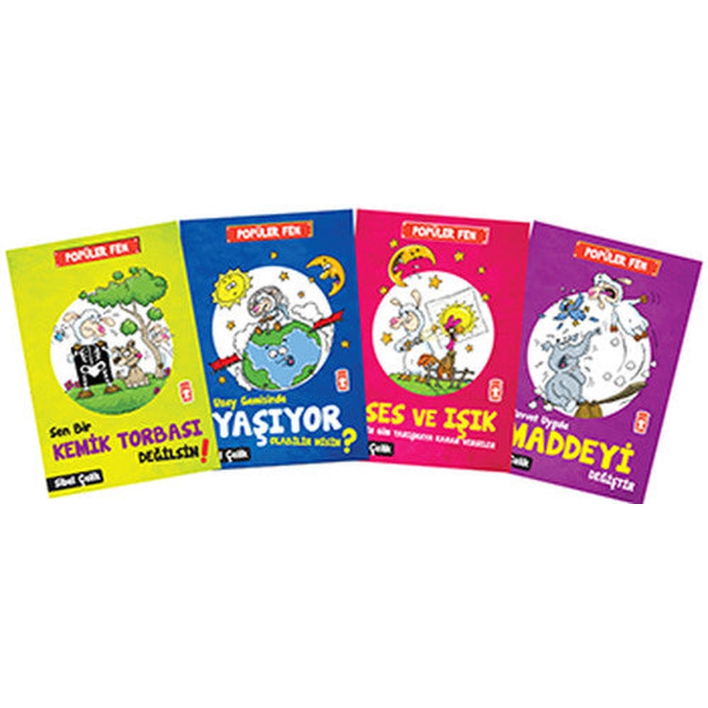 Popüler Fen Seti-4 Kitap Takım | Timaş Çocuk