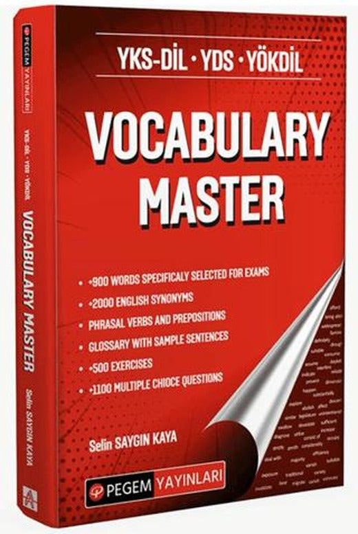 YKS-DİL YDS YÖKDİL Vocabulary Master | Pegem Akademi Yayıncılık (Ciltsiz)