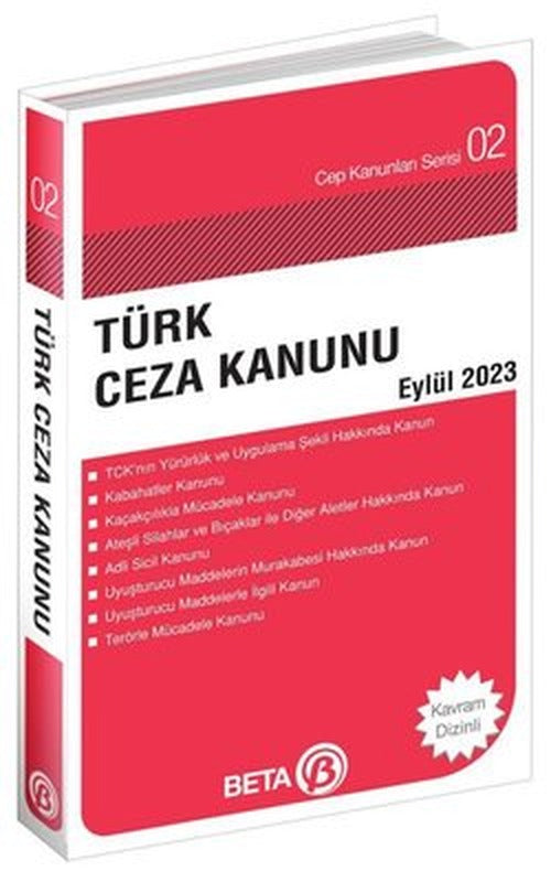 Türk Ceza Kanunu Cep Serisi Eylül 2023 | Beta Yayınları
