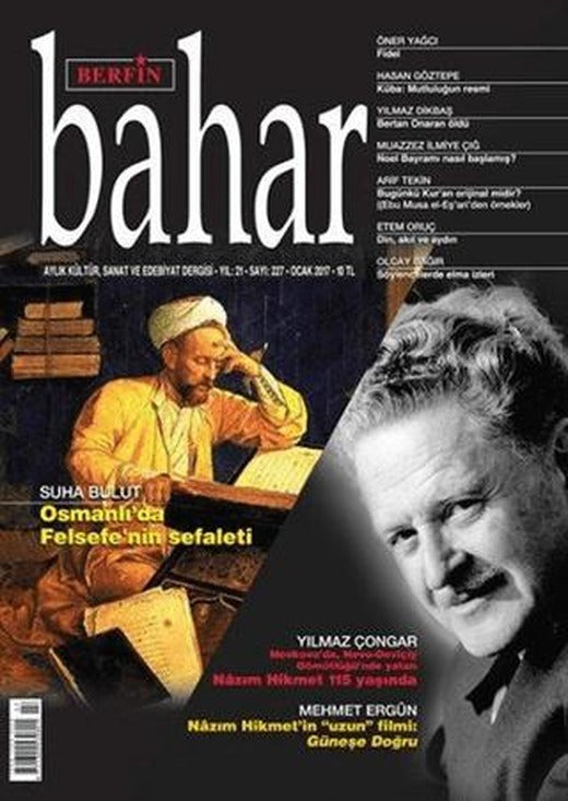 Berfin Bahar Aylık Kültür Sanat ve Edebiyat Dergisi Sayı: 227 Ocak 2017 | Berfin Bahar Dergisi (Ciltsiz)