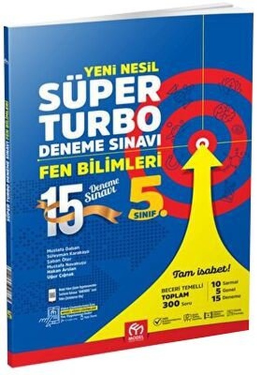5. Sınıf Fen Bilimleri Yeni Nesil Süper Turbo Deneme Sınavı | Model Eğitim Yayınları