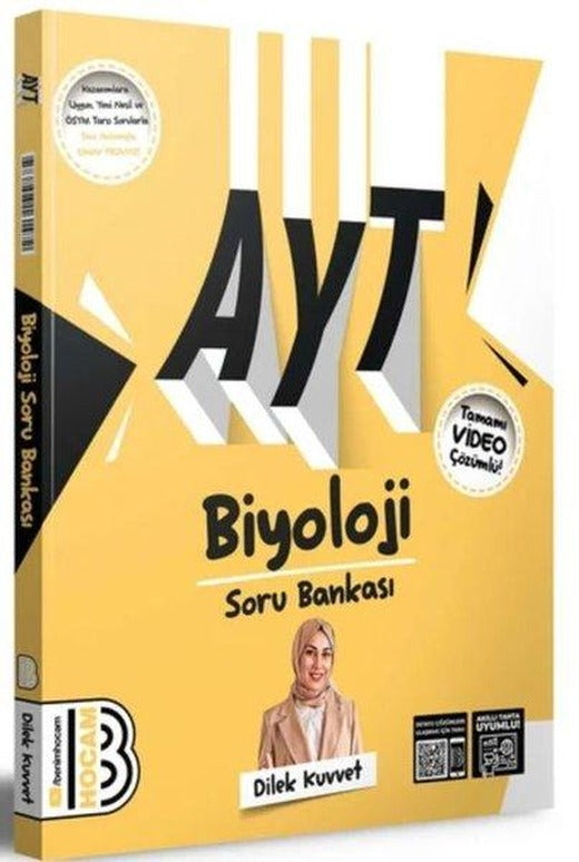 2023 AYT Biyoloji Tamamı Video Çözümlü Soru Bankası | Benim Hocam Yayınları (İnce Kapak)