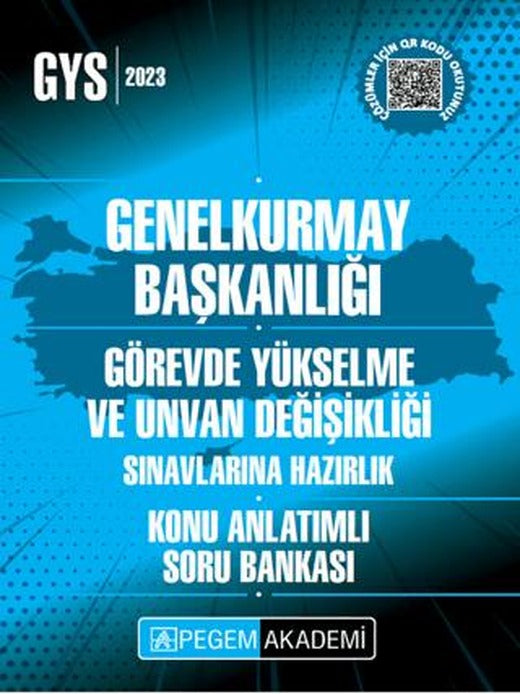 2023 Genelkurmay Başkanlığı Görevde Yükselme Konu Anlatımlı Soru Bankası