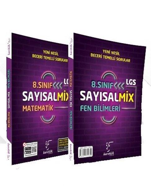8. Sınıf Sayısal Mix | Karekök Eğitim Yayın (İnce Kapak)  - Resim 1