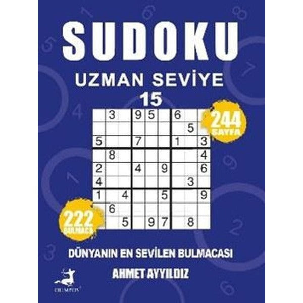 Sudoku Uzman Seviye 15 | Olimpos Yayınları (İnce Kapak)