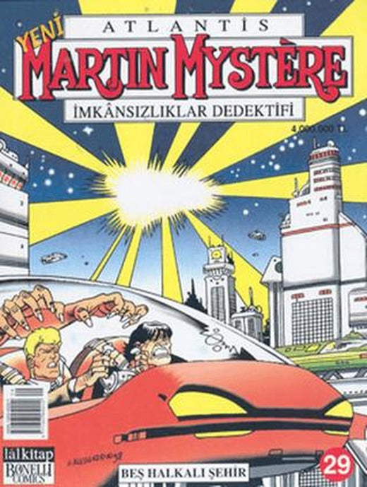 Martin Mystere İmkansızlıklar Dedektifi Beş Halkalı Şehir Sayı: 29 | Lal Kitap (Ciltsiz)