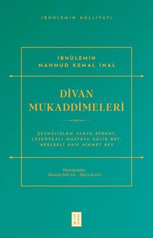 Divan Mukaddimeleri | Ketebe Yayınları