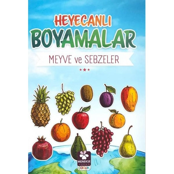 Heyecanlı Boyamalar Meyve ve Sebzeler