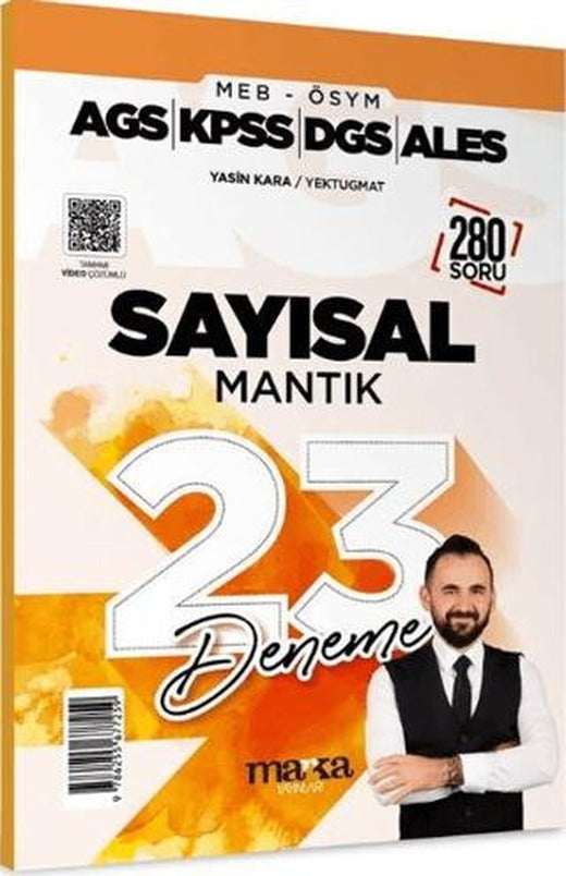 2026 MEB AGS KPSS DGS ALES Sayısal Mantık 23 Deneme Tamamı Video Çözümlü | Marka Yayınları (Ciltsiz)