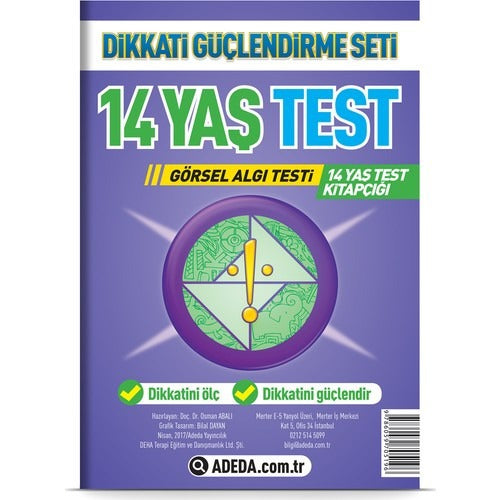 Dikkati Güçlendirme Seti 14 Yaş Test