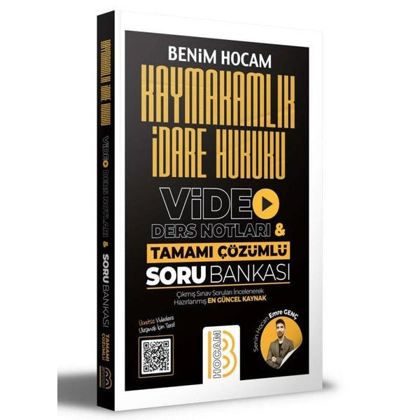 Kaymakamlık İdare Hukuku Video Ders Notları ve Tamamı Çözümlü Soru Bankası | Benim Hocam Yayınları (İnce Kapak)