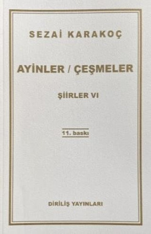 Şiirler 6: Ayinler Çeşmeler