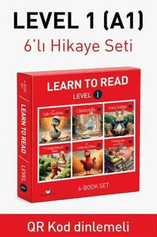 Learn to Read Level 1 İngilizce Hikaye Seti (6 Kitap) | MK Publications (Ciltsiz)