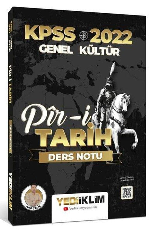 2022 KPSS Genel Kültür Piri-i Tarih Ders Notu | Yediiklim Yayınları (İnce Kapak)