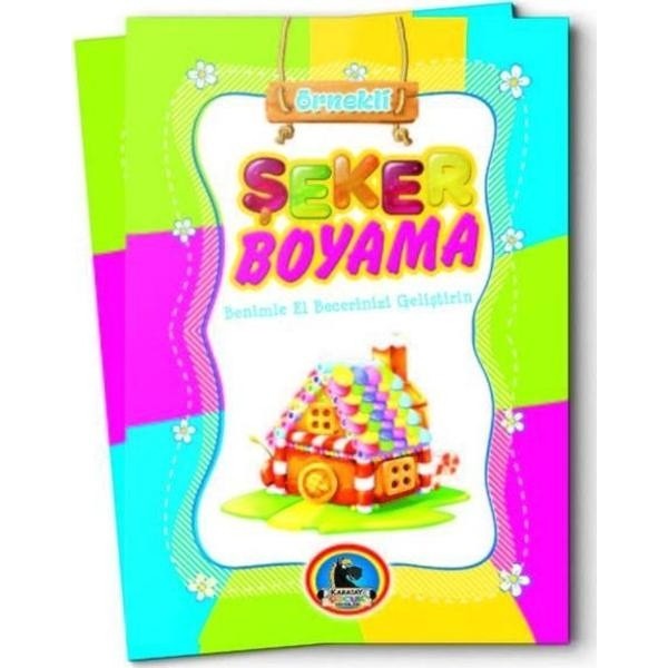 Örnekli Şeker Boyama Kitabı