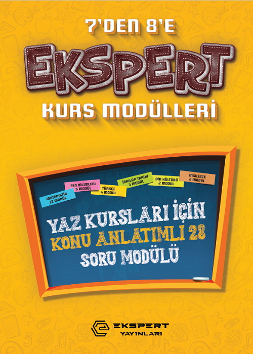 7'den 8'e Ekspert Kurs Modülleri Ekspert Yayınları kitap kapağı