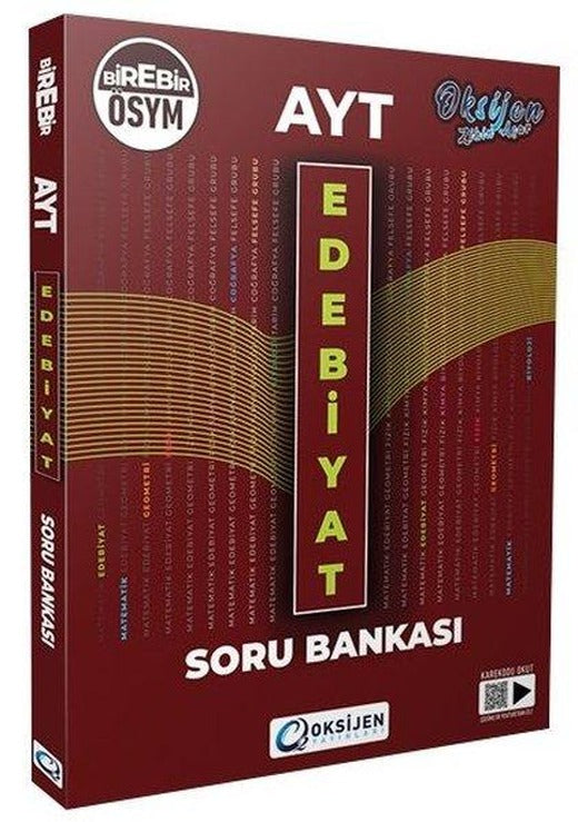 AYT Edebiyat Soru Bankası | Oksijen Yayınları - Eğitim (İnce Kapak)