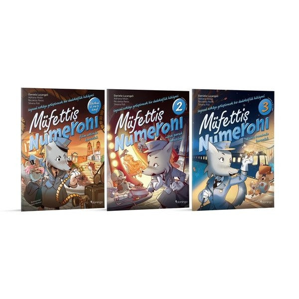 Müfettiş Numeroni Seti - 3 Kitap Takım | Domingo Yayınevi