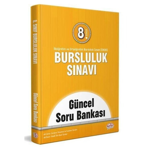 Editör 8. Sınıf Bursluluk Sınavı Güncel Soru Bankası