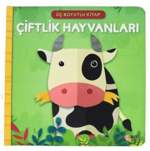 Üç Boyutlu Kitap - Çiftlik Hayvanları | Masalperest (Ciltli)