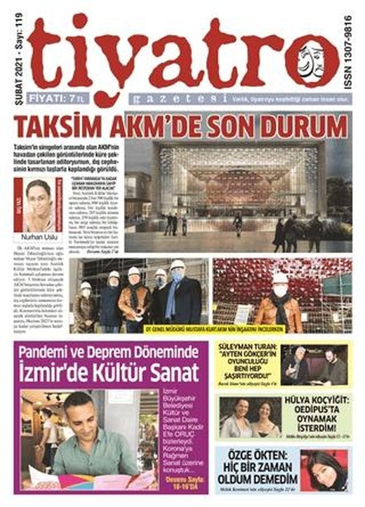 Tiyatro Gazetesi Sayı: 119 Şubat 2021 | Tiyatro Gazetesi (Ciltsiz)