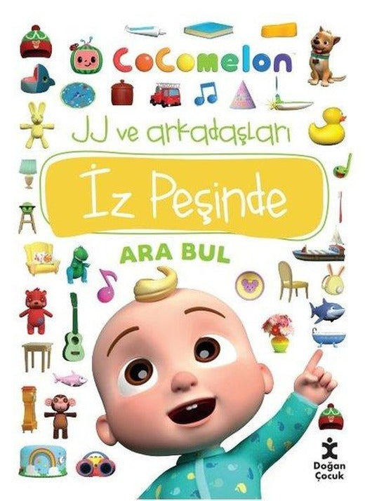 Cocomelon JJ ve Arkadaşları İz Peşinde Ara Bul | Doğan Çocuk (İnce Kapak)