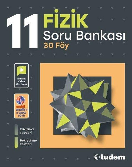 11. Sınıf Fizik Soru Bankası | Tudem Yayınları - Ders Kitapları (İnce Kapak)