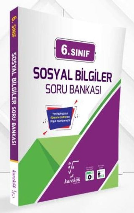 6. Sınıf Sosyal Bilgiler Soru Bankası | Karekök Yayıncılık (Ciltsiz)