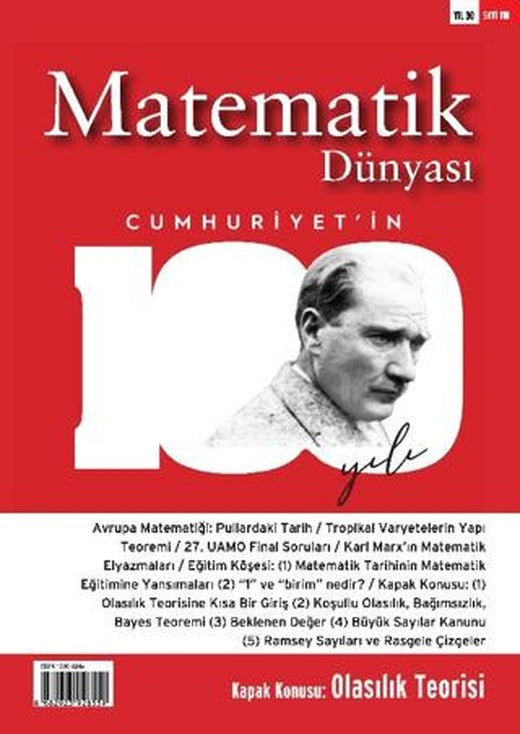 Matematik Dünyası Dergisi Sayı: 118 | Nesin Yayınevi (Ciltsiz)