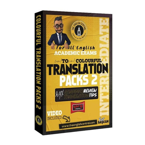 Yargı Yayınları 2023 Tüm İngilizce Akademik Sınavlar İçin Çeviri Fasikülleri Gramer Özeti Çeviri İpuçları Translation Packs 2 (İntermadiate) | Yargı Yayınevi (Ciltsiz)