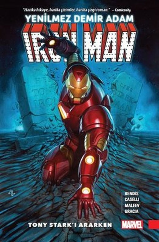 Yenilmez Demir Adam - Tony Stark'ı Ararken | Arka Bahçe Yayıncılık (İnce Kapak)