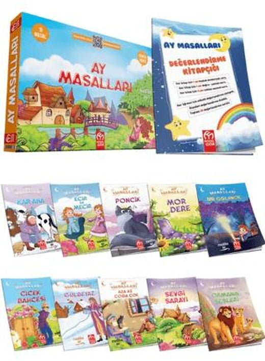 Ay Masalları Hikaye Serisi (10 Kitap) | Model Çocuk (Ciltsiz)