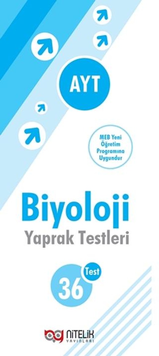 YKS AYT Biyoloji Yaprak Test | Nitelik Yayınları (Ciltsiz)