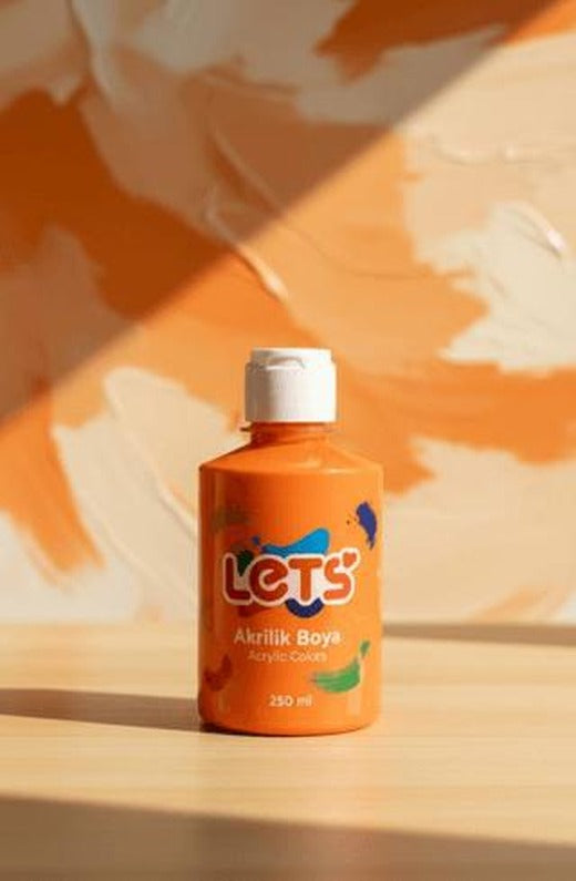 Let’s Akrilik Boya Turuncu 250 ml | Lets