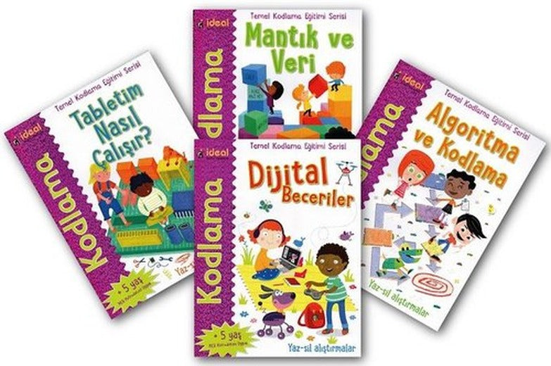 Temel Kodlama Eğtimi Serisi-4 Kitap Takım | İdeal Kültür Yayıncılık (İnce Kapak)
