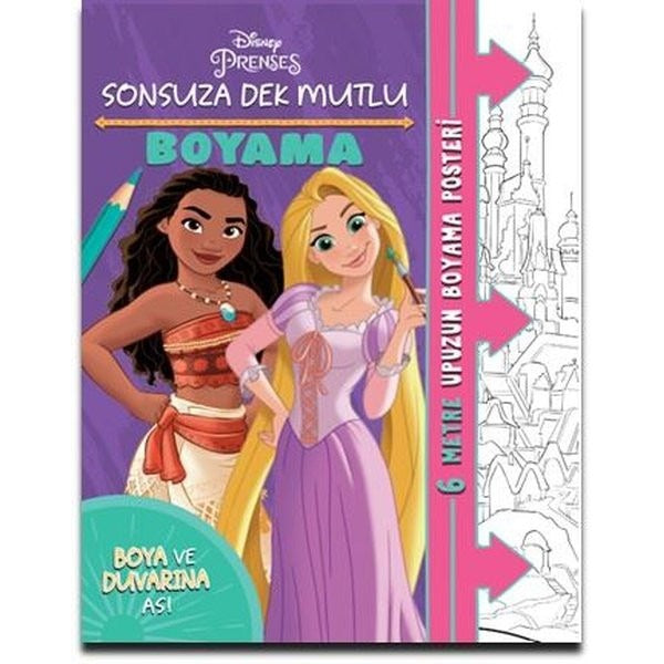 Disney Prenses Sonsuza Dek Mutlu Boyama | Doğan Çocuk (İnce Kapak)
