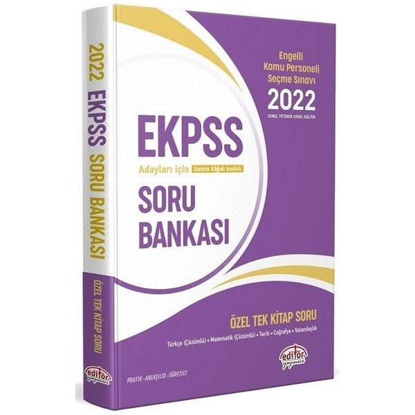 2026 EKPSS Tek Kitap Soru Bankası