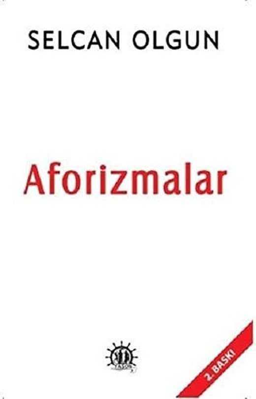 Aforizmalar | Yason Yayıncılık (Ciltsiz)