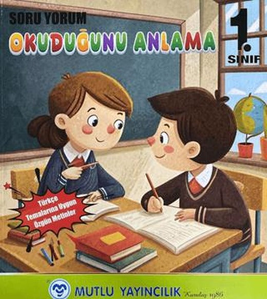 1. Sınıf Soru Yorum Okuduğunu Anlama | Mutlu Yayıncılık (Ciltsiz)