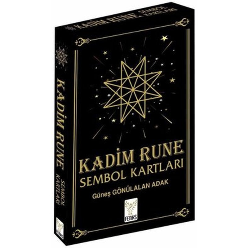 Kadim Rune Sembol Kartları - Kutulu 36 Kart | Feniks Kitap