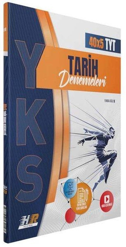 2022 TYT Tarih 40x5 Deneme | Hız ve Renk Yayınları (İnce Kapak)