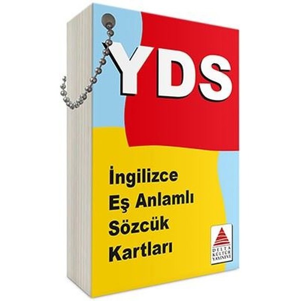 YDS İngilizce Eş Anlamlı Sözcük Kartları | Delta Kültür-Eğitim (İnce Kapak)