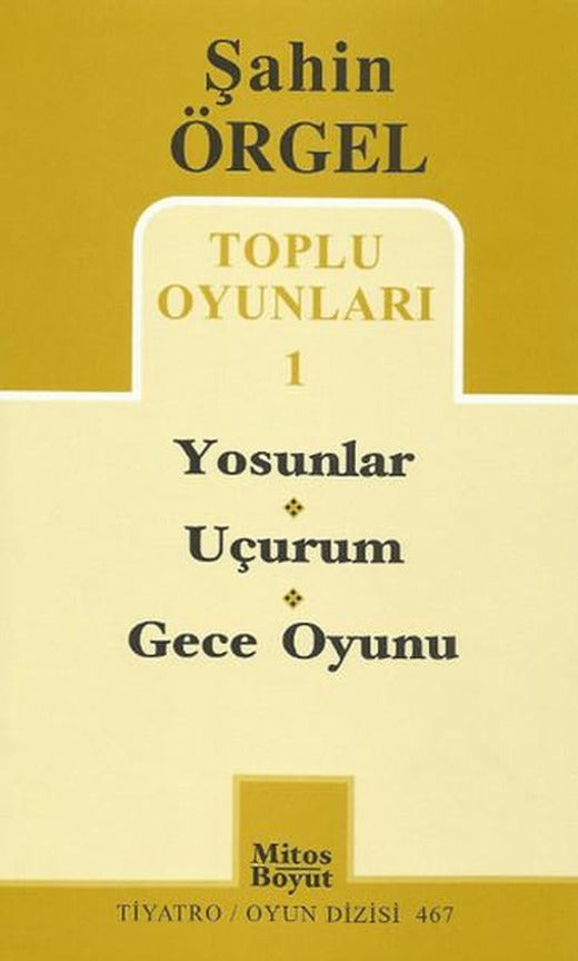 Toplu Oyunları 1 | Mitos Boyut Yayınları - Tiyatro Oyun Dizisi (İnce Kapak)